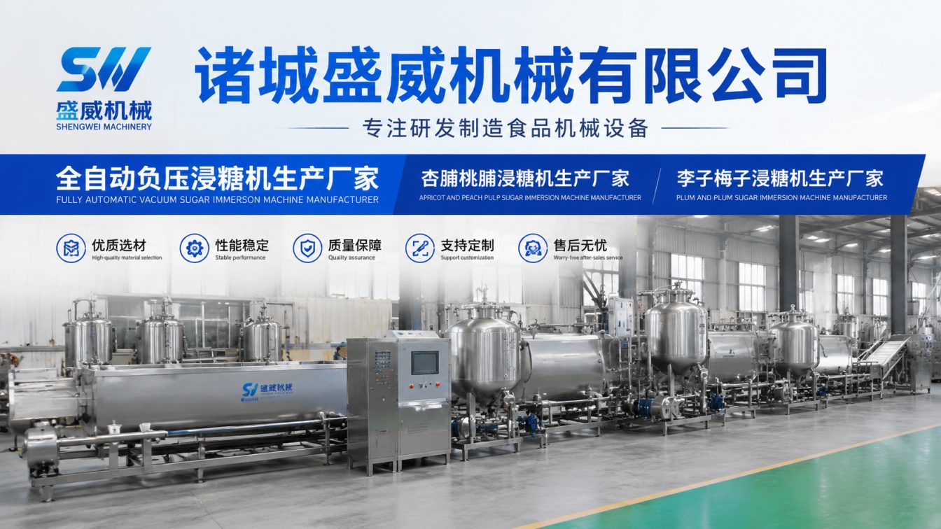 马鞍山为果脯加工提供负压浸糖方案